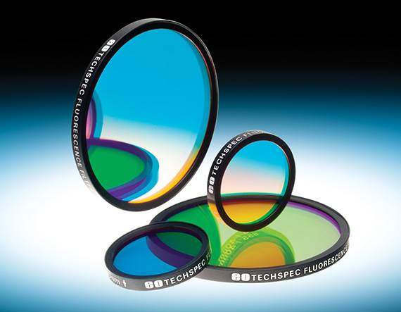 Fluorescent bandpass filter